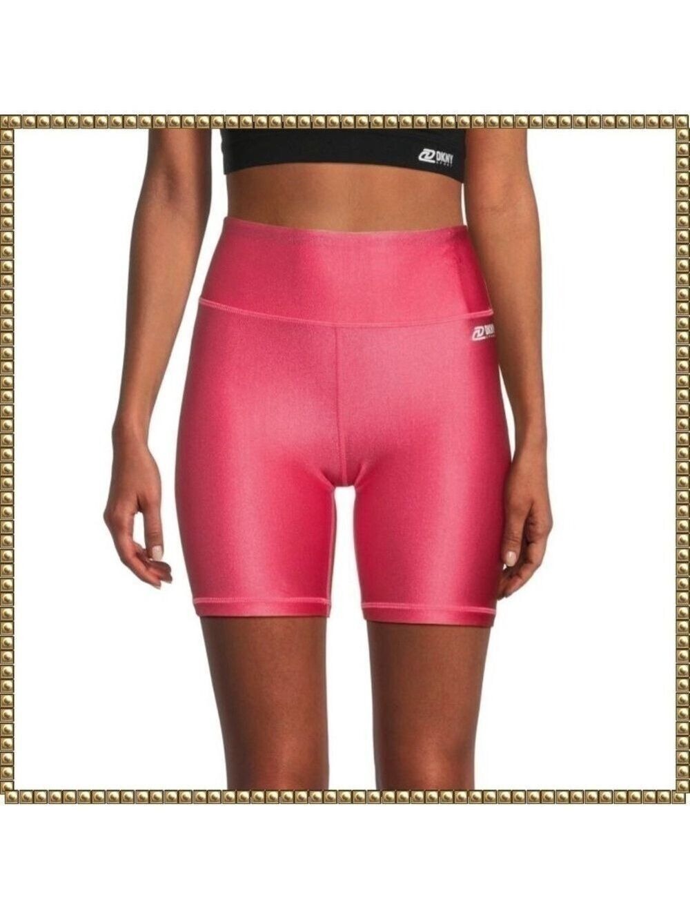 DKNY Sport Pink High Waist Bike Shorts XS